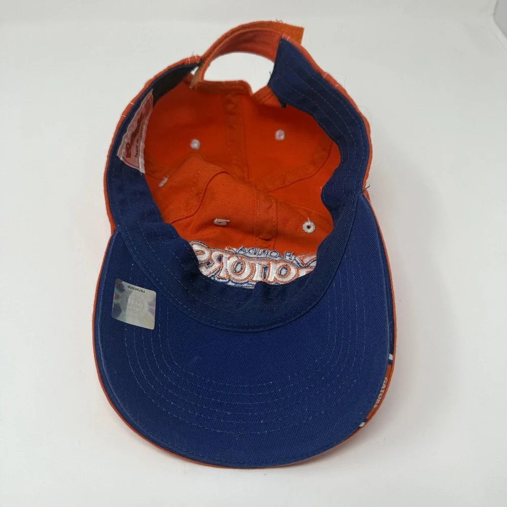 Florida Gators Hat Cap Strap Back Mens Orange Blue NCAA College Football